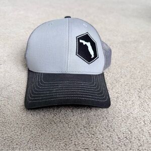 Gray and Black Men's Cap